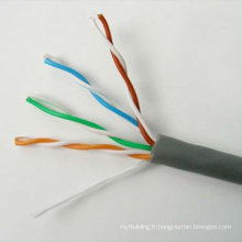 Cable de cuivre cable utp cat5e bobine 1000ft OEM disponible